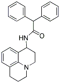 A-PHENYL-N-(2,3,6,7-TETRAHYDRO-(1H,5H)-BENZO[IJ]QUINOLIZIN-3-YL)BENZENEACETAMIDE Struktur