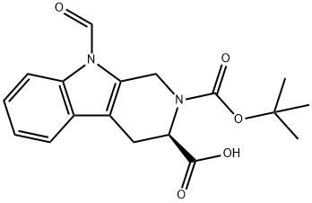 BOC-D-TPI(FOR)-OH Struktur