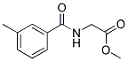 (3-METHYL-BENZOYLAMINO)-ACETIC ACID METHYL ESTER Struktur