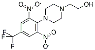 2-(4-[2,6-DINITRO-4-(TRIFLUOROMETHYL)PHENYL]PIPERAZIN-1-YL)ETHANOL Struktur