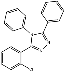 5-(2-CHLOROPHENYL)-1,2-DIPHENYL-1,3,4-TRIAZOLE Struktur