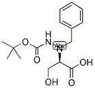 (R)-(-)-N(ALPHA)-BENZYL-N(BETA)-BOC-(D)-HYDRAZINOSERINE Struktur