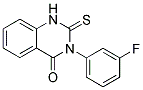 3-(3-FLUORO-PHENYL)-2-THIOXO-2,3-DIHYDRO-1H-QUINAZOLIN-4-ONE Struktur