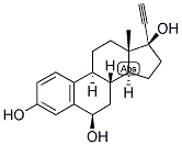 1,3,5(10)-ESTRATRIEN-17-ALPHA-ETHYNYL-3,6-BETA, 17-BETA-TRIOL Struktur