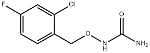 N-[(2-CHLORO-4-FLUOROBENZYL)OXY]UREA Struktur