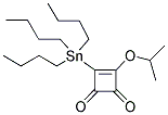 3-ISO-PROPOXY-4-TRIBUTYLSTANNYL-1,2-CYCLOBUTENEDIONE Struktur