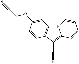 3-(CYANOMETHOXY)PYRIDO[1,2-A]INDOLE-10-CARBONITRILE Struktur