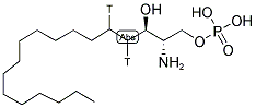 D-ERYTHRO-DIHYDROSPHINGOSINE-1-PHOSPHATE, [4,5-3H] Struktur