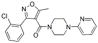 1-{[3-(2-CHLOROPHENYL)-5-METHYLISOXAZOL-4-YL]CARBONYL}-4-PYRIDIN-2-YLPIPERAZINE Struktur