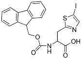 FMOC-D, L-ALA-3-[2-(5-IODO)THIAZOLE] Struktur