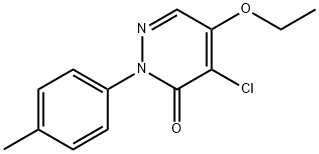 4-CHLORO-5-ETHOXY-2-(4-METHYLPHENYL)-3(2H)-PYRIDAZINONE Struktur