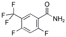 2,4-DIFLUORO-5-(TRIFLUOROMETHYL)BENZAMIDE Structure