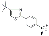 4-(TERT-BUTYL)-2-[4-(TRIFLUOROMETHYL)PHENYL]-1,3-THIAZOLE Struktur