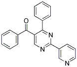 5-BENZOYL-4-PHENYL-2-(PYRIDIN-3-YL)PYRIMIDINE Struktur