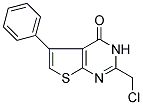 2-(CHLOROMETHYL)-5-PHENYLTHIENO[2,3-D]PYRIMIDIN-4(3H)-ONE Struktur