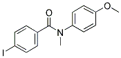 4-IODO-N-(4-METHOXYPHENYL)-N-METHYLBENZAMIDE Struktur