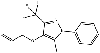 4-(ALLYLOXY)-5-METHYL-1-PHENYL-3-(TRIFLUOROMETHYL)-1H-PYRAZOLE Struktur