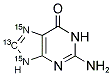 GUANINE (8-13C; 7,9-15N2) Struktur