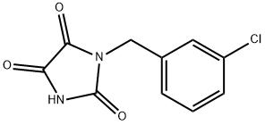 1-(3-CHLOROBENZYL)-1H-IMIDAZOLE-2,4,5(3H)-TRIONE Struktur