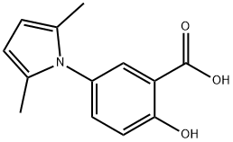 5-(2,5-DIMETHYL-PYRROL-1-YL)-2-HYDROXY-BENZOIC ACID Struktur