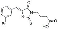 4-[5-(3-BROMO-BENZYLIDENE)-4-OXO-2-THIOXO-THIAZOLIDIN-3-YL]-BUTYRIC ACID