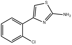 4-(2-CHLORO-PHENYL)-THIAZOL-2-YLAMINE Struktur