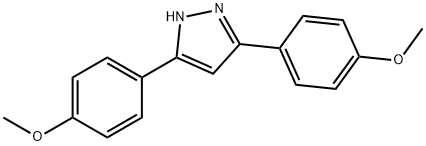 3,5-BIS(4-METHOXYPHENYL)-1H-PYRAZOLE Struktur