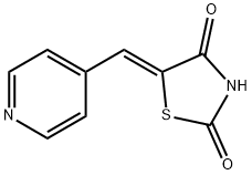 5-[(Z)-4-PYRIDINYLMETHYLIDENE]-1,3-THIAZOLANE-2,4-DIONE Struktur