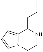 1-PROPYL-1,2,3,4-TETRAHYDRO-PYRROLO[1,2-A]-PYRAZINE Struktur