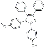 4-(1-(4-METHOXYPHENYL)-4,5-DIPHENYLIMIDAZOL-2-YL)PHENOL Struktur