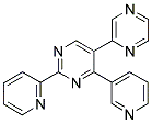 5-(PYRAZIN-2-YL)-2-(PYRIDIN-2-YL)-4-(PYRIDIN-3-YL)PYRIMIDINE Struktur