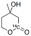 MEVALONOLACTONE, RS-, [1-14C] Struktur