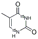 THYMINE (1,3-15N2) Struktur