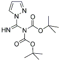 N,N-BIS(TERT-BUTOXYCARBONYL)-1H-PYRAZOLE-1-CARBOXAMIDINE Struktur