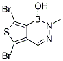 5,7-DIBROMO-2-METHYLTHIENO[3,4-D][1,2,3]DIAZABORININ-1(2H)-OL Struktur