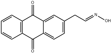 2-(9,10-DIOXO-9,10-DIHYDRO-2-ANTHRACENYL)ACETALDEHYDE OXIME Struktur