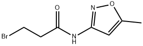 3-BROMO-N-(5-METHYLISOXAZOL-3-YL)PROPANAMIDE Struktur