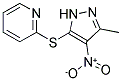 2-(5-METHYL-4-NITRO-2H-PYRAZOL-3-YLSULFANYL)-PYRIDINE Struktur