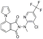 2-[[3-CHLORO-5-(TRIFLUOROMETHYL)-2-PYRIDINYL](METHYL)AMINO]-4-(1H-PYRROL-1-YL)-1H-ISOINDOLE-1,3(2H)-DIONE Struktur