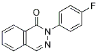 2-(4-FLUOROPHENYL)-1(2H)-PHTHALAZINONE Struktur