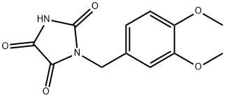 1-(3,4-DIMETHOXYBENZYL)-1H-IMIDAZOLE-2,4,5(3H)-TRIONE Struktur