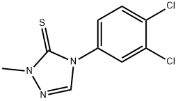 4-(3,4-DICHLOROPHENYL)-2-METHYL-2,4-DIHYDRO-3H-1,2,4-TRIAZOLE-3-THIONE Struktur