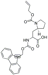 (R,S)-N-FMOC-N'-ALLOC-(2S)-PYRROLIDINYLALANINE Struktur