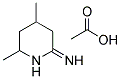 2-IMINO-4,6-DIMETHYLPIPERIDINE, ACETATE Struktur