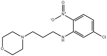 N-(5-CHLORO-2-NITROPHENYL)-N-(3-MORPHOLIN-4-YLPROPYL)AMINE Struktur