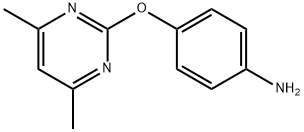 4-[(4,6-DIMETHYLPYRIMIDIN-2-YL)OXY]ANILINE Struktur