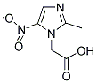 (2-METHYL-5-NITRO-IMIDAZOL-1-YL)-ACETIC ACID Struktur