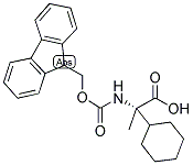 (S)-N-FMOC-2-AMINO-2-CYCLOHEXYL-PROPANOIC ACID Struktur