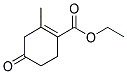 2-METHYL-4-OXO-CYCLOHEX-1-ENECARBOXYLIC ACID ETHYL ESTER Struktur