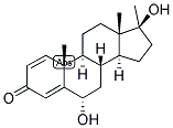 1,4-ANDROSTADIEN-17-ALPHA-METHYL-6-ALPHA, 17-BETA-DIOL-3-ONE Struktur